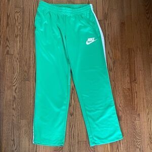 Nike Kelly Green Track Basketball Pants Sz XL